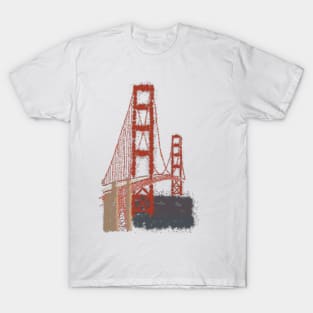 Golden Gate Splatter T-Shirt